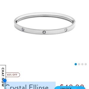 MVMT Crystal Ellipse Bangle